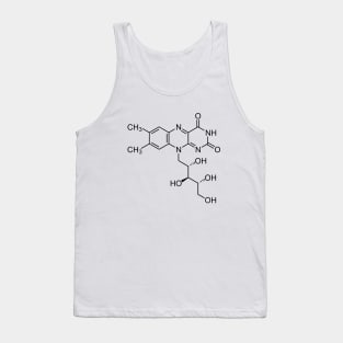 Vitamin B2 Riboflavin C17H20N4O6 Molecule Tank Top